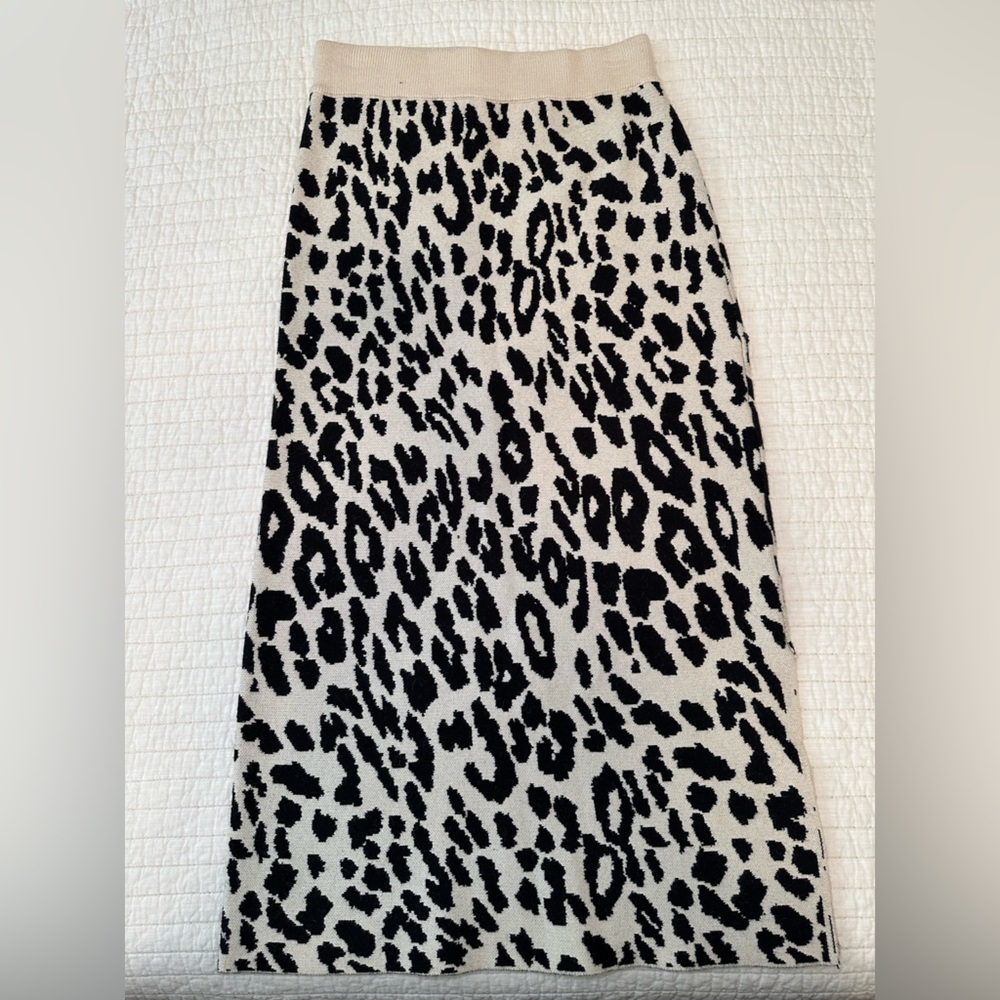 Leopard Print Skirt